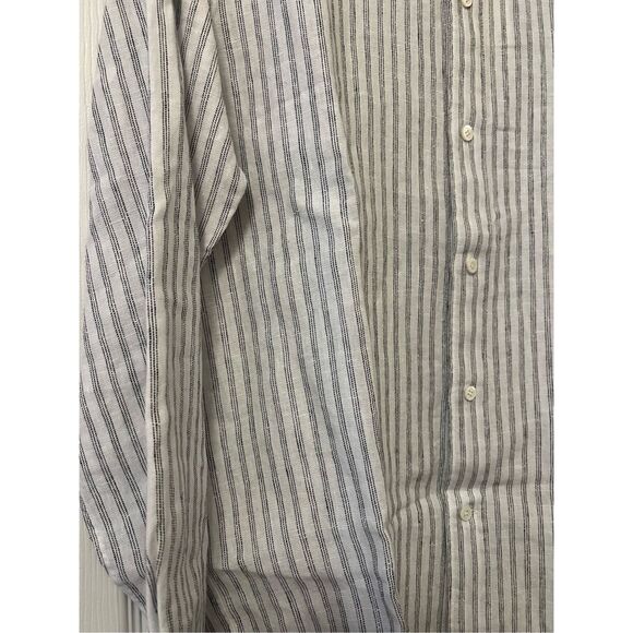 COS MENS LINEN STRIPED SHIRT - Picture 3 of 15